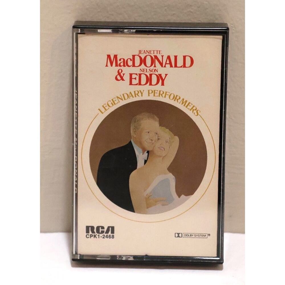Jeanette MacDonald Nelson Eddy Cassette Legendary Performers Opera RCA 1977